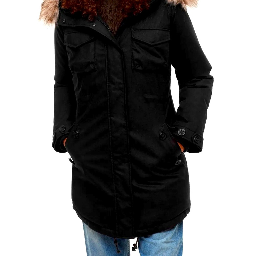 Aritzia Community Parka Jacket Puffer Black XS